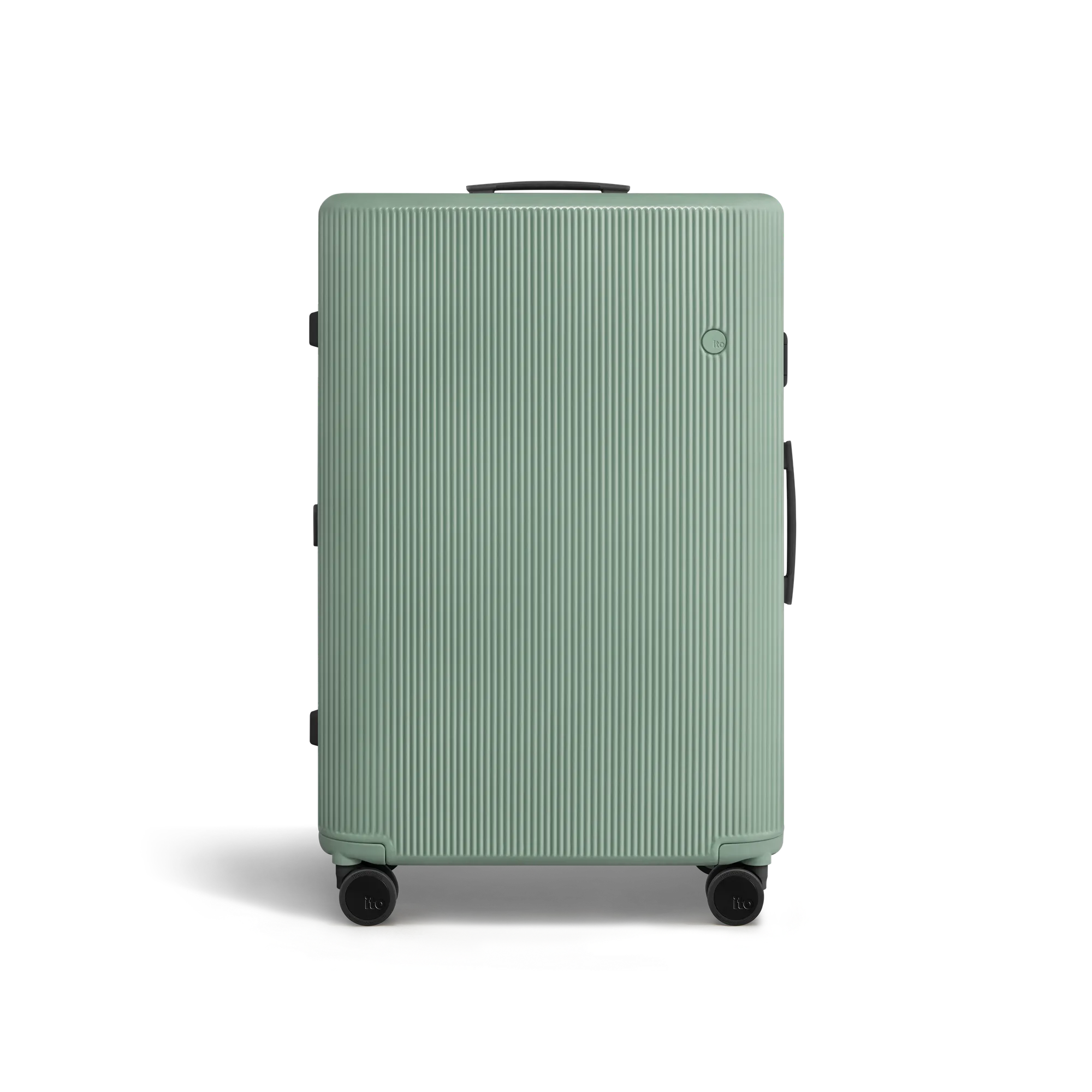 PISTACHIO striped Check-In Medium Luggage